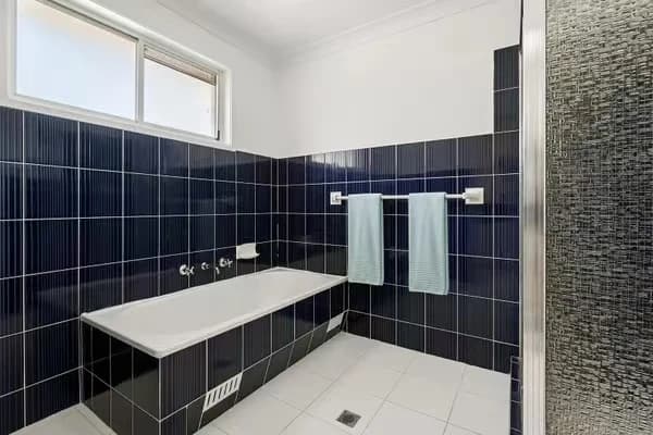 Bathroom before wall cladding upgrade